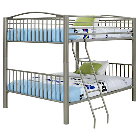 Heavy Metal Full Over Full Bunk Bed